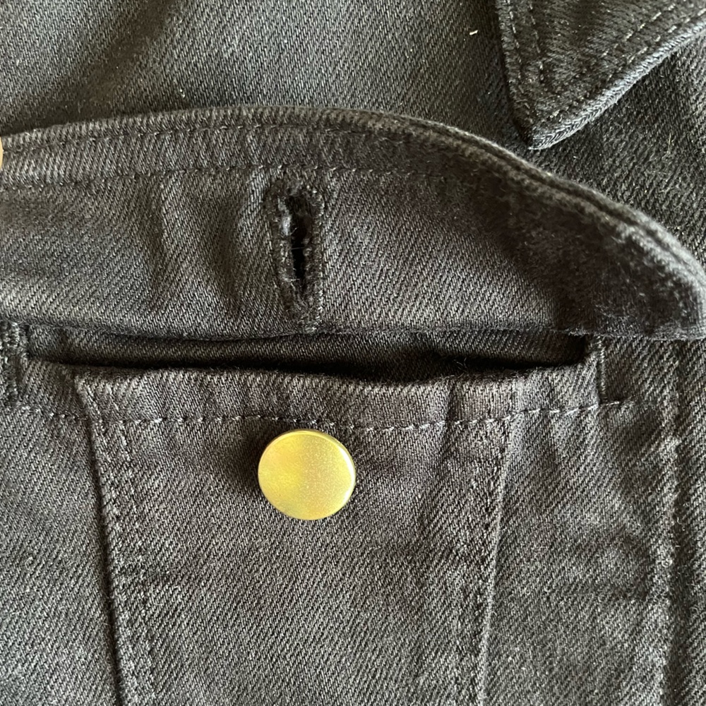 Frame Flounce Denim Jacket Size M, NEW - Picture 11 of 14